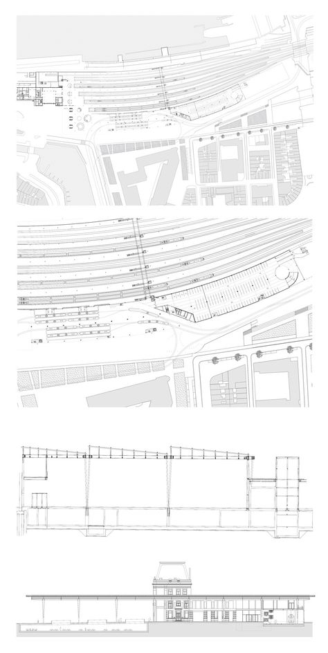 Oostende Station by Dietmar Feichtinger Architectes | Infrastructure buildings Railway Architecture, Infrastructure Architecture, King Leopold, Parking Building, Lattice Structure, Train Platform, Bicycle Parking, Roof Structure, Natural Ventilation