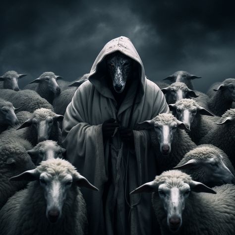 Fear The Lamb Wallpaper, Black Sheep Art, Wolf And Sheep, Wolf Sheep, Wolf In Sheeps Clothing, Angry Wolf, Lost Sheep, Meaningful Photos, Funny Dp