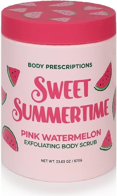 Body Prescriptions Body Scrub, Body Prescriptions, Pink Watermelon, Exfoliating Body Scrub, Free Stuff By Mail, Sweet Summertime, Body Scrubs, Glowing Complexion, Daily Skin Care Routine