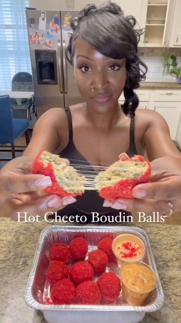 Hot Cheetos Balls, Mayo Sauce Recipe, Chili Mayo Sauce, Boudin Balls Recipe, Hot Cheetos Chicken, Cheetos Recipe, Boudin Balls, Fries Chicken, Mayo Sauce