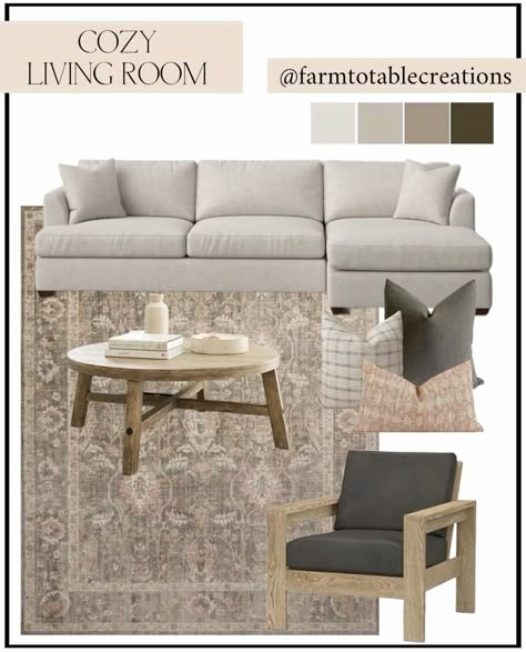 Chris Loves Julia x Loloi … curated on LTK Living Room With Sectional Sofa, Beige Sectional Living Room, Cream Couch Living Room, Living Room With Sectional, Halloween Home Decor Indoor, Beige Couch Living Room, Beige Sofa Living Room, Chris Loves Julia X Loloi, Tan Living Room