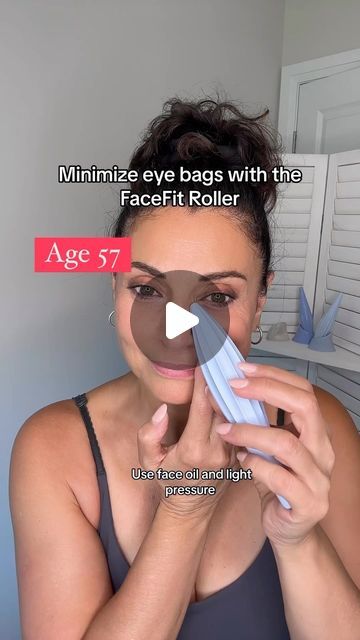 FaceFit Canada on Instagram: "If you want to get rid of eye bags, do this. The FaceFit roller helps reduce hollowness under the eyes and depuff the eye.  #hollowundereyes #depuff #depuffeyes #womenover50 #facefitroller #facefitcanada" Puffy Under Eyes Bags, Get Rid Of Eye Bags, Rid Of Eye Bags, Facial Routine, Facial Routine Skincare, Facial Routines, Routine Skincare, Under Eye Bags, Face Yoga