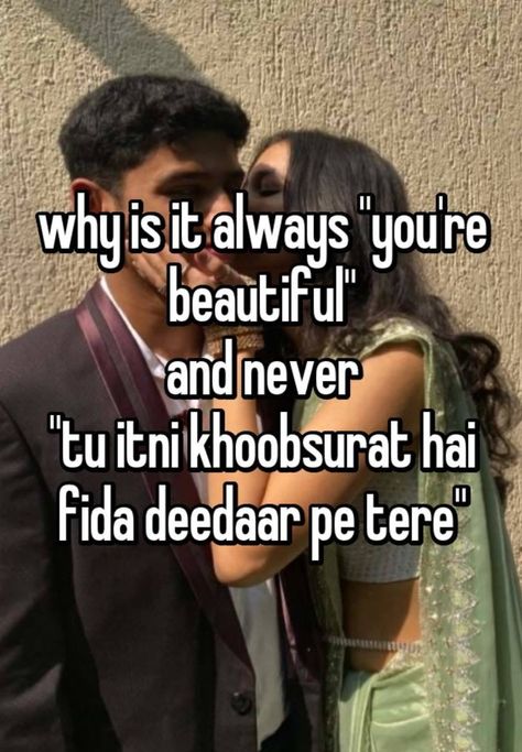 #desicouple #couplegoals #desiacademia #meandwho #wholesome #desipinterest #explore #fyp #relatable #whisper #desiwhisper Hindi Compliments For Her, Compliments For Girlfriend, Hindi Whisper, Wholesome Quotes, Compliments For Her, Cute Compliments, Brush Lettering Quotes, Compliment Someone