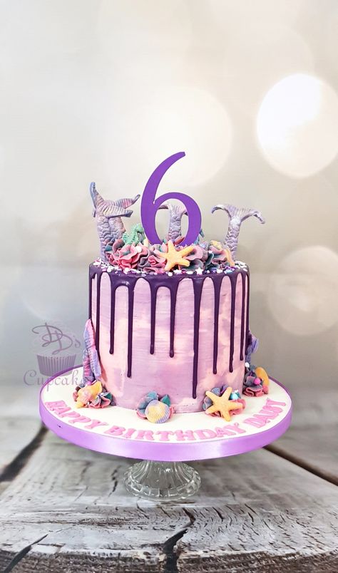 Mermaid Drip Cake, Mermaid Cakes, Drip Cakes, Birthday Cake Kids, Birthday Candles, Kids Birthday, Birthday Cake, Candles, Cake