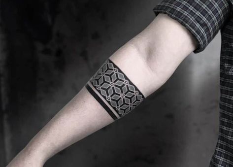 Arms Tattoos, Armband Tattoo Meaning, Arm Tattoos For Men, Aliens Tattoo, Band Tattoos For Men, Geometric Mandala Tattoo, Band Tattoos, Armband Tattoos, Forearm Band Tattoos