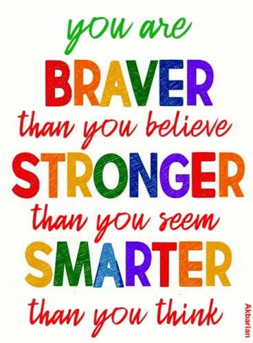 Inspirational Messages For Kids, Encouragement Quotes For Kids, Positive School Quotes, Motivational Quotes For Kids, Classroom Charts, Inspirational Quotes For Kids, Classroom Quotes, You Are Smart, School Quotes