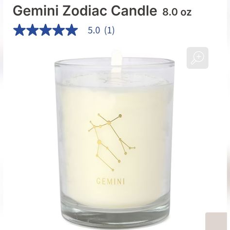 Nwt Enchanted Mandarin 8oz Gemini Candle. Sagittarius Candle, Taurus Candle, Gemini Candle, Capricorn Candle, Aries Candle, Zodiac Candle, Candles Holders, Gemini Zodiac, Colorful Candles