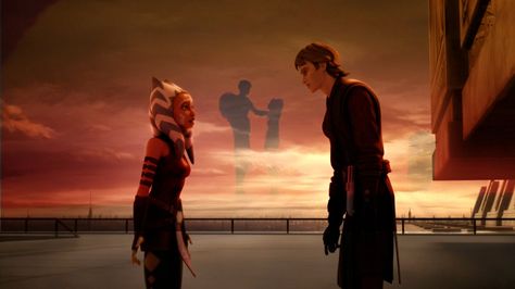 *curls up into a ball on my bed and sobs over the losses in season five*/// Anakin And Ahsoka, Ashoka Tano, Anakin Vader, Jedi Order, Star Wars Ahsoka, Ahsoka Tano, Star Wars Clone Wars, Star Wars Rebels, Anakin Skywalker