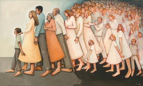 us with them and them with us I loved painting this piece about family and ancestry, I hope you enjoy! 👐🏽 Lds Artwork, Doctrine And Covenants, Lds Art, Gospel Of Jesus Christ, Scripture Study, Love Painting, Religious Art, Family History, History