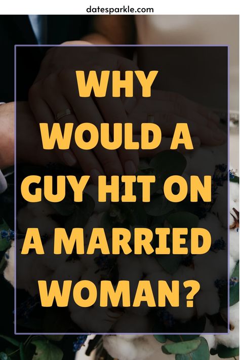 Flirting with a married woman can stem from various motivations, including a desire for excitement and novelty in one’s romantic life. Some men may flirt with married women as a means of boosting their own ego or self-esteem, seeking validation and reassurance of their attractiveness. In certain cases, men may be drawn to the challenge and thrill of pursuing someone who is already committed to another person. Flirting with a married woman can also be driven by a sense of power and control, as so Romantic Advice, Seeking Validation, Emotional Infidelity, Dating A Married Man, Flirting Tips, Attracted To Someone, Romantic Life, Married Women, Flirting With Men