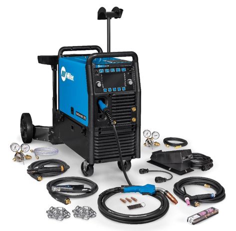 Miller Multimatic 255 Pulsed Multiprocess Welder w/Running Gear and TIG Kit (951768) $4,069.00 Earn 4069 Reward Points + Free Shipping! (Save $1,088.00) Small Generators, Welder Generator, Inverter Welder, Tig Torch, Tig Welder, Welding Supplies, Gas Hose, Mig Welder, Mig Welding