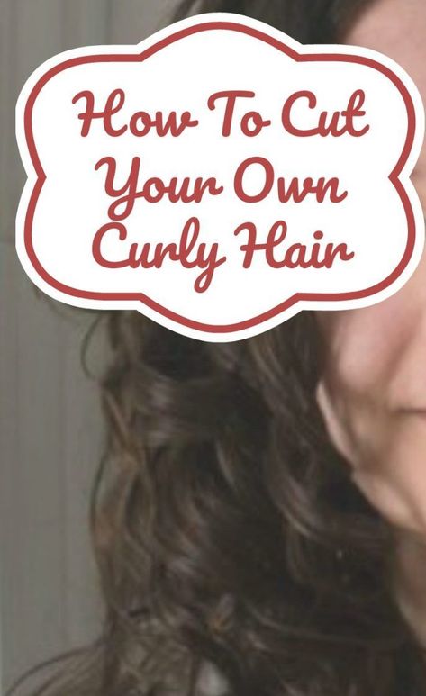 How To Cut Your Own Naturally Curly Hair {Dry Curl Cut At Home} | #curlygirlmethod #devacut #curlygirl #curlyhaircut Curl Cut, Dry Curl, Cut Own Hair, Layered Curly Hair, Dry Curly Hair, How To Cut Your Own Hair, Diy Haircut, Naturally Curly Hair, Hair Dry