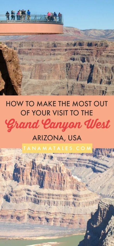 Grand Canyon West Rim: Incredible Spot in Arizona - Tanama Tales Grand Canyon Photography, Canyon Photography, Grand Canyon West Rim, Grand Canyon Vacation, Travel United States, Grand Canyon Hiking, American Midwest, Grand Canyon West, Southwest Travel