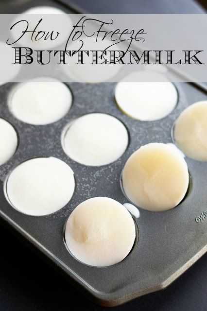 Buttermilk Hack, What To Do With Buttermilk, Freezing Buttermilk, What To Make With Buttermilk, Freeze Buttermilk, Leftover Buttermilk, Buttermilk Recipe, Freezing Food, Portion Size