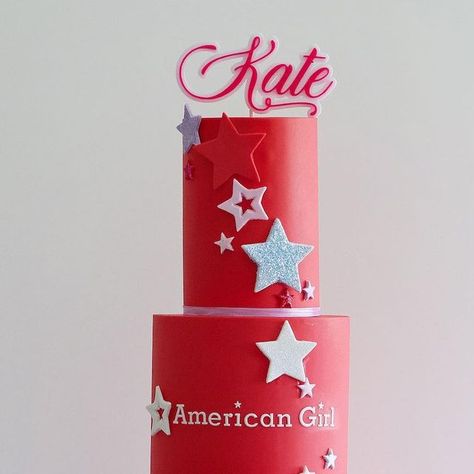 American Girl Doll Party, American Girl Cakes, American Girl Party, American Girl Birthday Party, Lila Grace, American Girl Birthday, American Girl Parties, Dessert Art, Creative Cupcakes