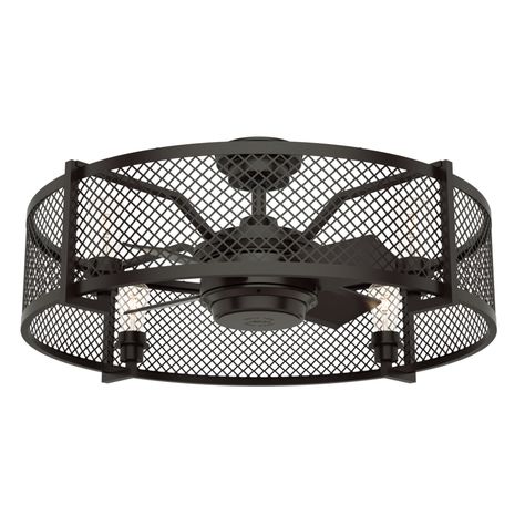 Hunter 50724 Fennec 34" 4 Blade Indoor LED | Build.com Small Ceiling Fan, Caged Ceiling Fan, Hunter Ceiling Fans, Bronze Ceiling, Hunter Fans, Bronze Ceiling Fan, Industrial Ceiling Fan, Browns Fans, Indoor Ceiling Fan