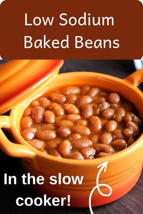 Low Sodium Baked Beans, Easy Low Sodium Recipes, Salt Free Diet, Low Sugar Baking, Low Sodium Recipes Heart, Ckd Recipes, Salt Free Recipes, Recipes With Kidney Beans, Heart Healthy Recipes Low Sodium