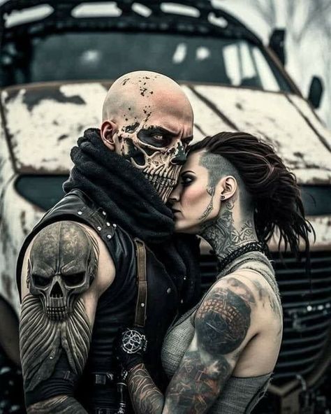 Tattooed Couples Photography, Shiva Tattoo Design, Couples Tattoo Designs, Gothic Wallpaper, Female Tattoo, Beautiful Dark Art, Stuff And Thangs, Wow Art, Cyberpunk Art