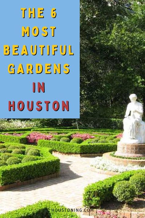 The 6 Most Beautiful Gardens in Houston #Houston #Garden #gardening #beautifulgarden Houston Garden, Gardening Design, Most Beautiful Gardens, Closer To Nature, Gorgeous Gardens, Outdoor Projects, Restaurant Design, Beautiful Gardens, Outdoor Gardens