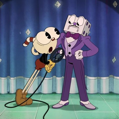 The Cuphead Show! Watch now on Netflix King Dice The Cuphead Show, The Devil Cuphead, The Cuphead Show, Cuphead Show, Cuphead Art, King Dice, Cuphead Game, Cup Head, Deal With The Devil