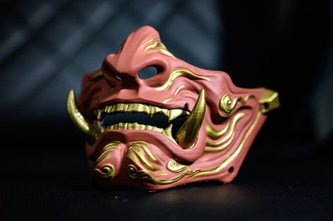 Mempo Mask, Samurai Masks, Samurai Cosplay, 3d Printed Mask, Average People, Samurai Warriors, People Faces, Japanese Mask, Oni Mask