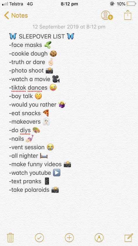 Girly Things To Do At A Sleepover, Birthday To Do List Things To Do, Sleepover List Things To Do, Things To Do At A Sleepover For Teens, Girly Sleepover Ideas, Girly Things To Do, Stuff To Do At A Sleepover, Things To Do At A Sleepover With Bff, Girly Sleepover