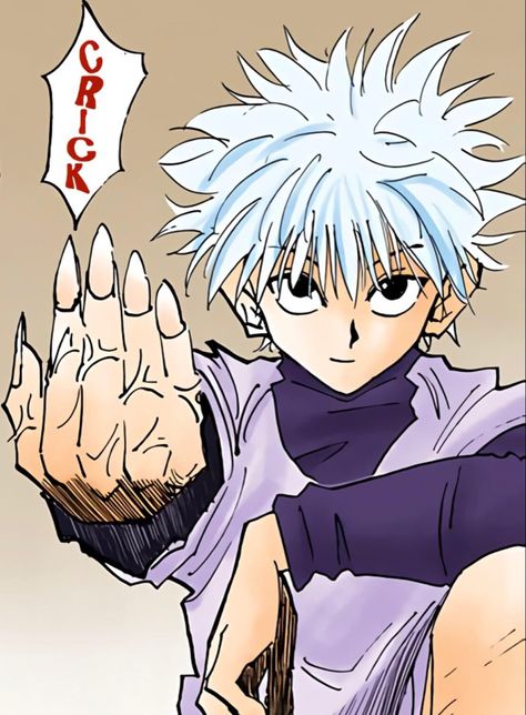 Killua Manga Panel, Killua Manga Colored, Killua Manga, Hunter Tattoo, Yoshihiro Togashi, Manga Colored, Killua Zoldyck, Hunter Anime, Manga Panels