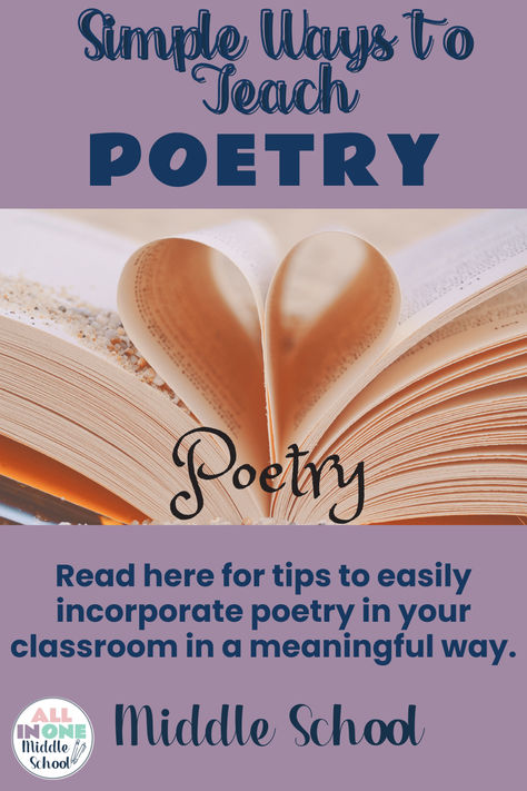 blog post on teaching poetry to middle schoolers Poetry Middle School, Get To Know Your Students, Poetry Unit, Teaching Poetry, Literary Devices, Poetry Reading, Poetry Lessons, Middle Schoolers, Middle School Student