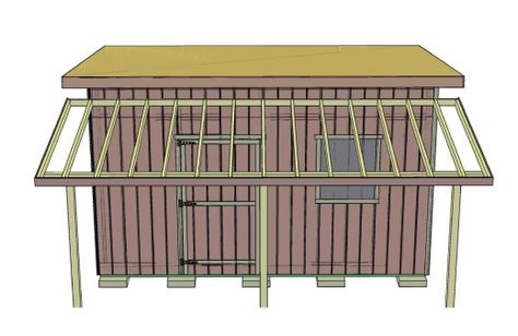 How To Add A Porch Overhang To Your Shed Porch Overhang, Shed Design Plans, Shed With Porch, Lean To Shed Plans, Build Your Own Shed, Lean To Shed, Custom Sheds, Farm Living, Diy Shed Plans