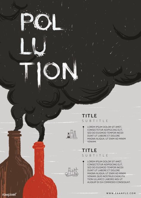 Stop Pollution Poster, Air Pollution Project, Pollution Poster, Stop Pollution, Air Pollution Poster, Premium Illustration, Pollution Environment, Environmental Posters, Awareness Poster