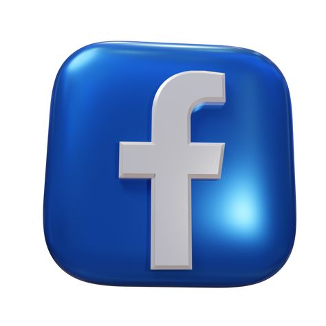 Glossy Facebook 3D Render Icon Facebook 3d Icon, Fb Icon, Png Wallpaper, Facebook Icon, Facebook Icons, Logo Facebook, 3d Png, 3d Icons, Social Media Icons