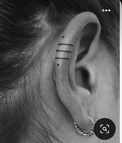 Ear Cuff Tattoo, Cuff Tattoo, Henna Ideas, Back Of Neck Tattoo, Neck Tattoo, Ear Tattoo, I Tattoo, Tatting, Body Art