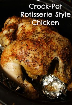 Crock-Pot Rotisserie Style Chicken Paprika Sauce, Crockpot Dishes, Crock Pot Slow Cooker, Crock Pot Cooking, Whole Chicken, Chicken Crockpot Recipes, A Chicken, Crockpot Chicken, Slow Cooker Chicken