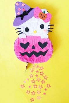 #BEAUTY ,#REALATIONSHIPS #Fashion #Outfits #SUMMER Outfits #Animals Mini Piñatas Halloween, Halloween Piñatas, Homemade Pinata, Halloween Pinata, Hello Kitty Theme Party, Piñata Ideas, Mini Pinatas, Hello Kitty Themes, Halloween 4