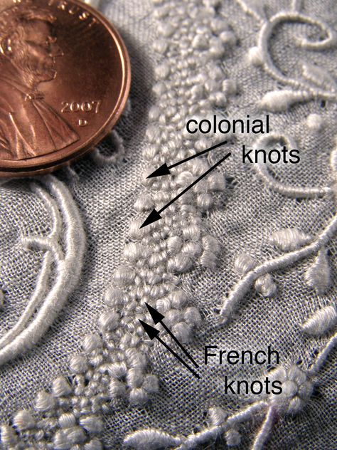 French and Colonial Knots for Embroidery - Threads Colonial Knot, Knot Embroidery, Tambour Beading, French Knot Embroidery, Embroidery Videos, Learn Embroidery, Needlework Embroidery, French Knots, Creative Embroidery