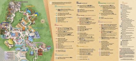 While you can get a Hollywood Studios map at the park entrance, you may want to download it to your phone so you have it when you need it. Disney Springs Map, Hollywood Studios Map, Epcot Map, Theme Park Map, Disney World Map, Disney World Guide, Disney Hollywood Studios, Disney World Parks, Walt Disney World Vacations