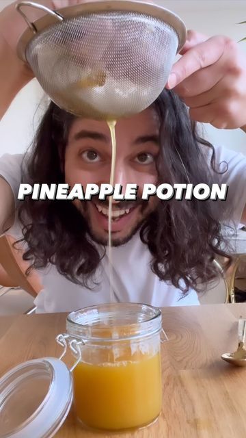 Armen Adamjan on Instagram: "Pineapple Potion! What to do with an overly ripe pineapple!🤩🍍 . . More tips/tricks in My Plant Books! Available on my website: CreativeExplained.com! 🙌 . . #pineapple #plantbased #pineappletea #gardening #plants #pineappleskin #healthyfood #lifehack #hacks #diy #recycle #tea #howto #fruit #medicine #plantstagram #creativeexplained #cookinghacks #organicgardening #instadaily #tiktokstar #beautytips #haircare" How To Use Pineapple Peel, Pineapple Core Uses, What To Do With Pineapple Scraps, Pineapple Tea Recipe Benefits, Pineapple Rind Uses, Pineapple Skin Uses, What To Do With Pineapple Skin, Pineapple Peel Uses, Pineapple Skin Tea Benefits