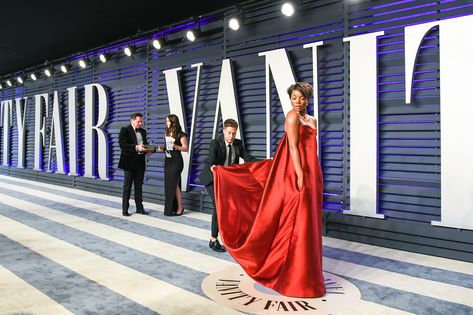 Royal Blue Tux, Red Carpet Backdrop, Frances Mcdormand, Blue Tux, Evan Ross, Monica Lewinsky, Kendall Jenner Photos, Valentino Gowns, Dreamy Gowns