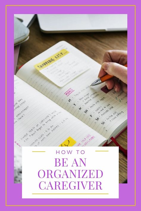 These 13 strategies can help you to be more organized as a caregiver (or in any other situation, for that matter). Doing so can help you to save time and lower your stress levels. #caregiving #organization #home #seniors Home Health Care Caregiver Tips, Life Organization Binder, Year Planning, How To Be More Organized, Be More Organized, Alzheimer Care, Caregiver Resources, New Year Planning, Elder Care