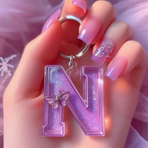 N Name Logo, N Name, Best Summer Nails, Summer Nails Designs, Alphabet Design Projects, Black And Purple Wallpaper, Female Lips, Wallpaper Background Design, Lucky Wallpaper