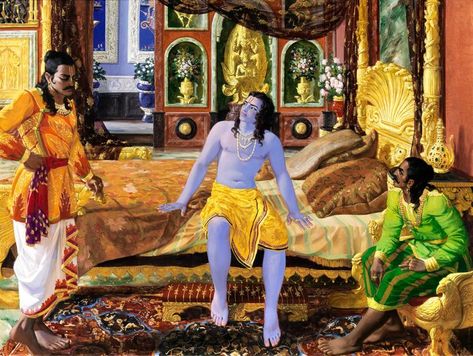 Giampaolo Tomassetti, Mythology Paintings, Lord Murugan Wallpapers, The Mahabharata, Hinduism Art, Vedic Art, Hindu Mythology, Radha Krishna Art, Krishna Painting