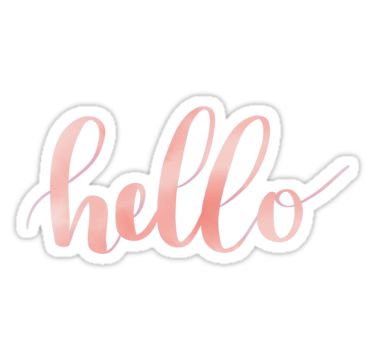 Calligraphy Hello, Aesthetic Emojis, Hello Sticker, Digital Calligraphy, Wave Goodbye, Book Art Diy, Aesthetic Stickers, Printable Stickers, Vimeo Logo