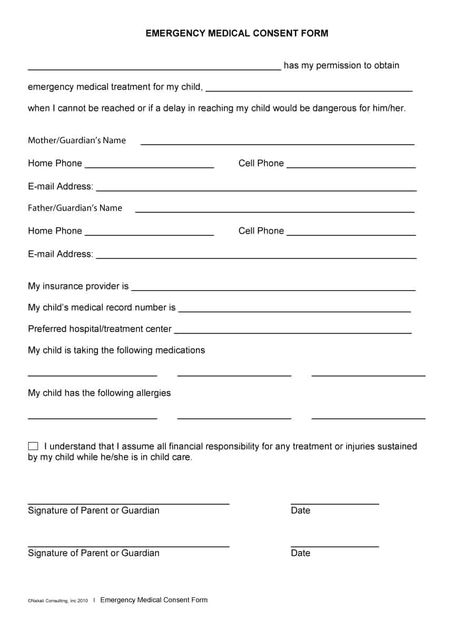 Medical Consent Form Children, Permission Slip Template, Field Trip Permission Slip, Child Travel Consent Form, Daycare Forms, Parental Consent, Consent Forms, Itinerary Template, Form Template