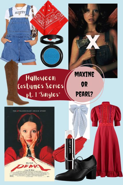 Mia Goth Pearl Costume, X Mia Goth Costume, Pearl And Maxine Costume, Maxine Mia Goth Costume, Pearl Halloween Costume Mia Goth, Pearl And Maxine, Pearl Costume Mia Goth, Mia Goth Halloween Costume, Maxxxine Halloween Costume