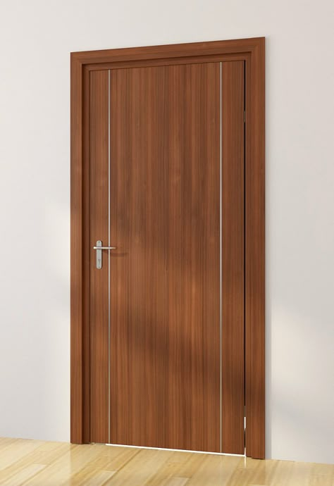 #Doors #DoorFrames #Furnishings #HomeInterior Plain Wood Door, Flash Door Design, Mandir Doors, Laminate Door Design, Flash Door, Mica Door, Internal Doors Modern, Latest Door Designs, Door Carving