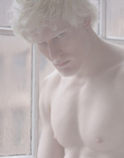 Albino Man. Albino Model, Stephen Thompson, Ange Demon, White Hair, Character Inspiration, Pretty People, Beautiful People, A Man, Models