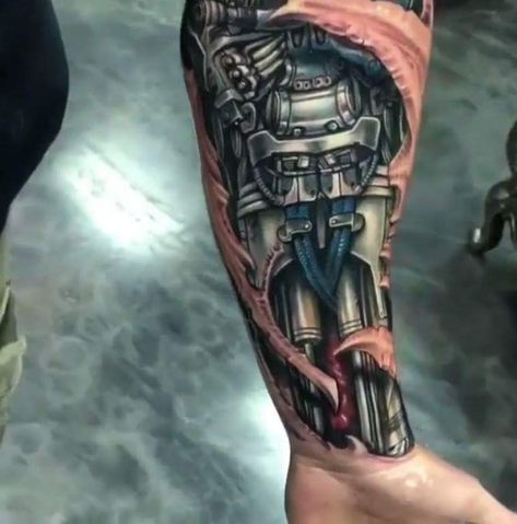 Mechanical Arm Tattoo, Biomechanical Tattoo Design, Robot Tattoo, Mechanic Tattoo, Full Sleeve Tattoo Design, Forearm Tattoo Design, Biomechanical Tattoo, 4 Tattoo, Arm Band Tattoo