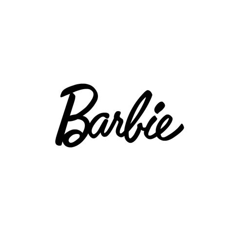 Barbie - 1959 #logotype #logo #logos #logodesign #logodesigner #graphic #graphicdesign #graphicdesigner #design #designer #typography #minimal #black #branding #logoinspiration #typography #graphics #vector #artwork #blackandwhite #monochrome #simple Barbie Logo Tattoo, Barbie Typography, Barbie Graphic Design, Designer Typography, Typography Minimal, Black Branding, Greek Mythology Tattoos, Barbie Logo, Mythology Tattoos