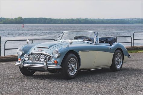 Vintage British Cars, Austin Healey 3000, Austin Cars, Luxury Cars Range Rover, Car Bedroom, Pimped Out Cars, Car Interior Design, Joy Ride, Vintage Vehicles