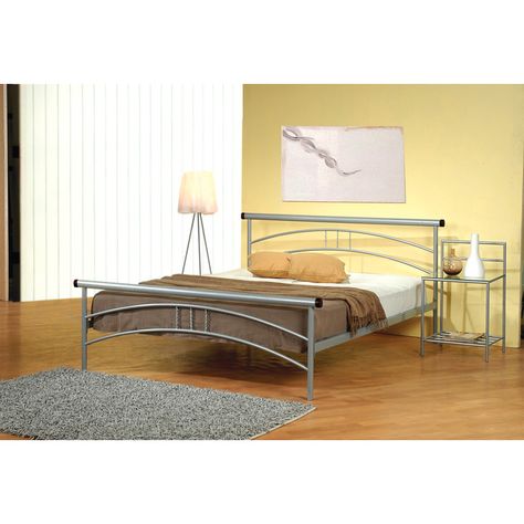 Homemade Bed Frame, Queen Size Metal Bed Frame, Bed Frame Legs, Steel Bed Design, Best Platform Beds, Modern Platform Bed, Metal Furniture Design, Bull Run, Queen Platform Bed